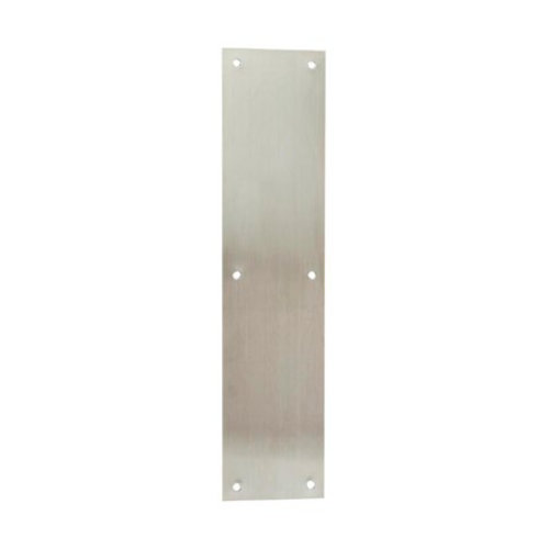Robustline S/Steel Push Plate Plain (only Plate) (w/O Letter) for Commercial Door Use Premium Hardware for Door Cabinet Window Furniture and Interior